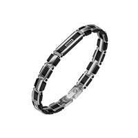 Armband Bikkembergs Herr in Stahl PERB09BW - PERB09BW